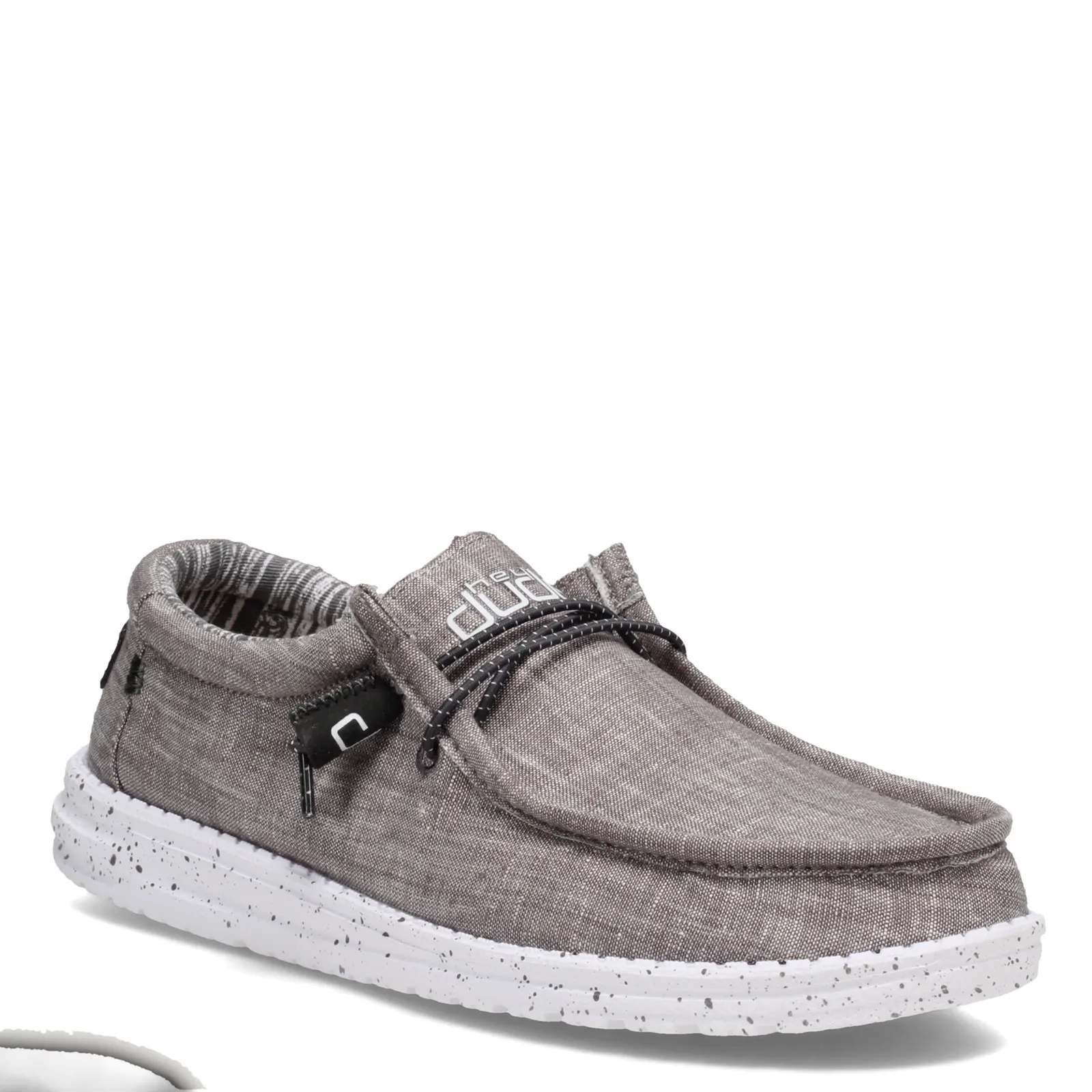 Hey Dude Mens Wally Chambray Slip On- Castlerock