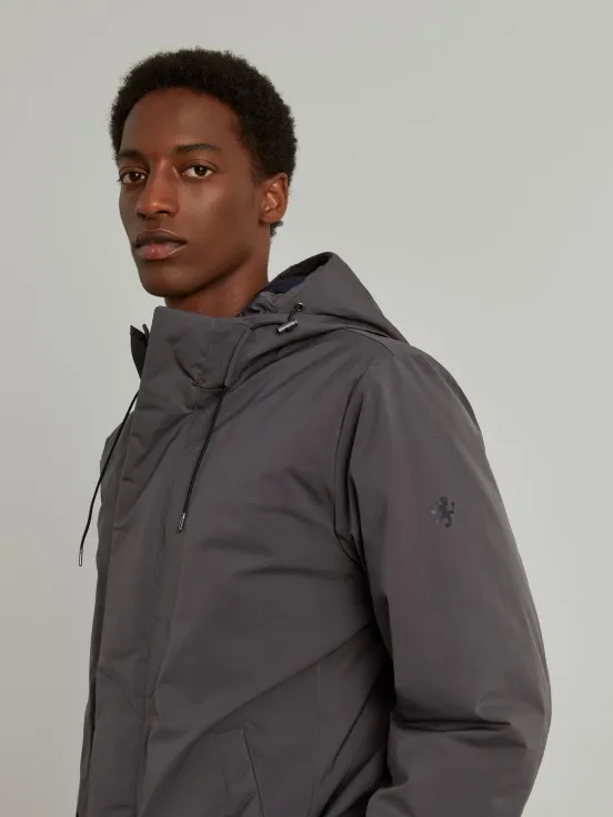 Hooded padded jacket