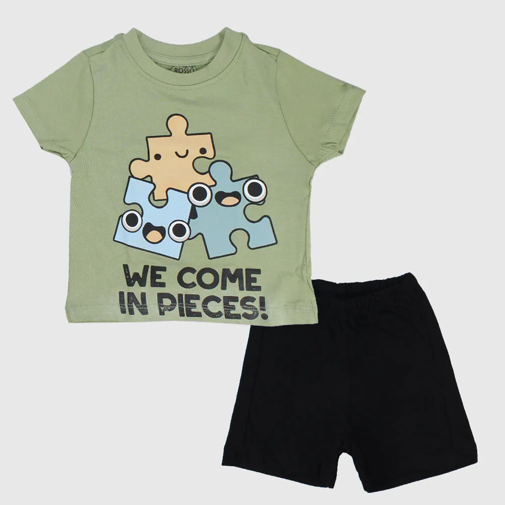 Jigsaw Short-Sleeved Pajama