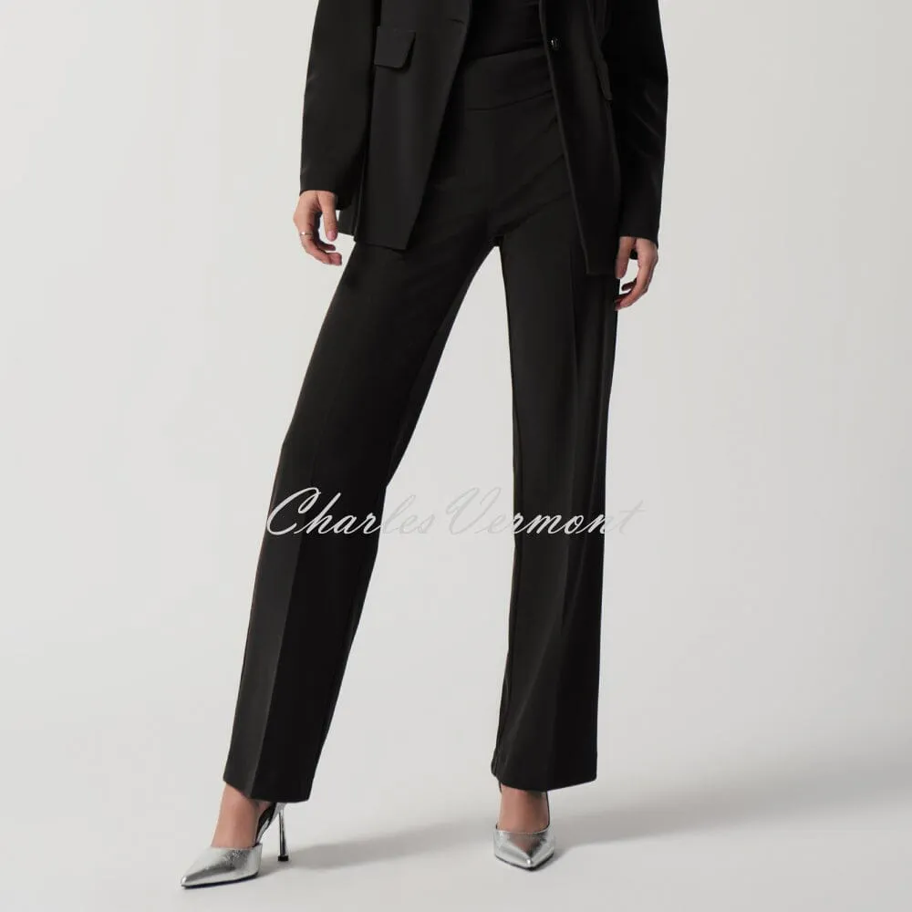 Joseph Ribkoff Wide-Leg Trouser - Style 233277 (Black)