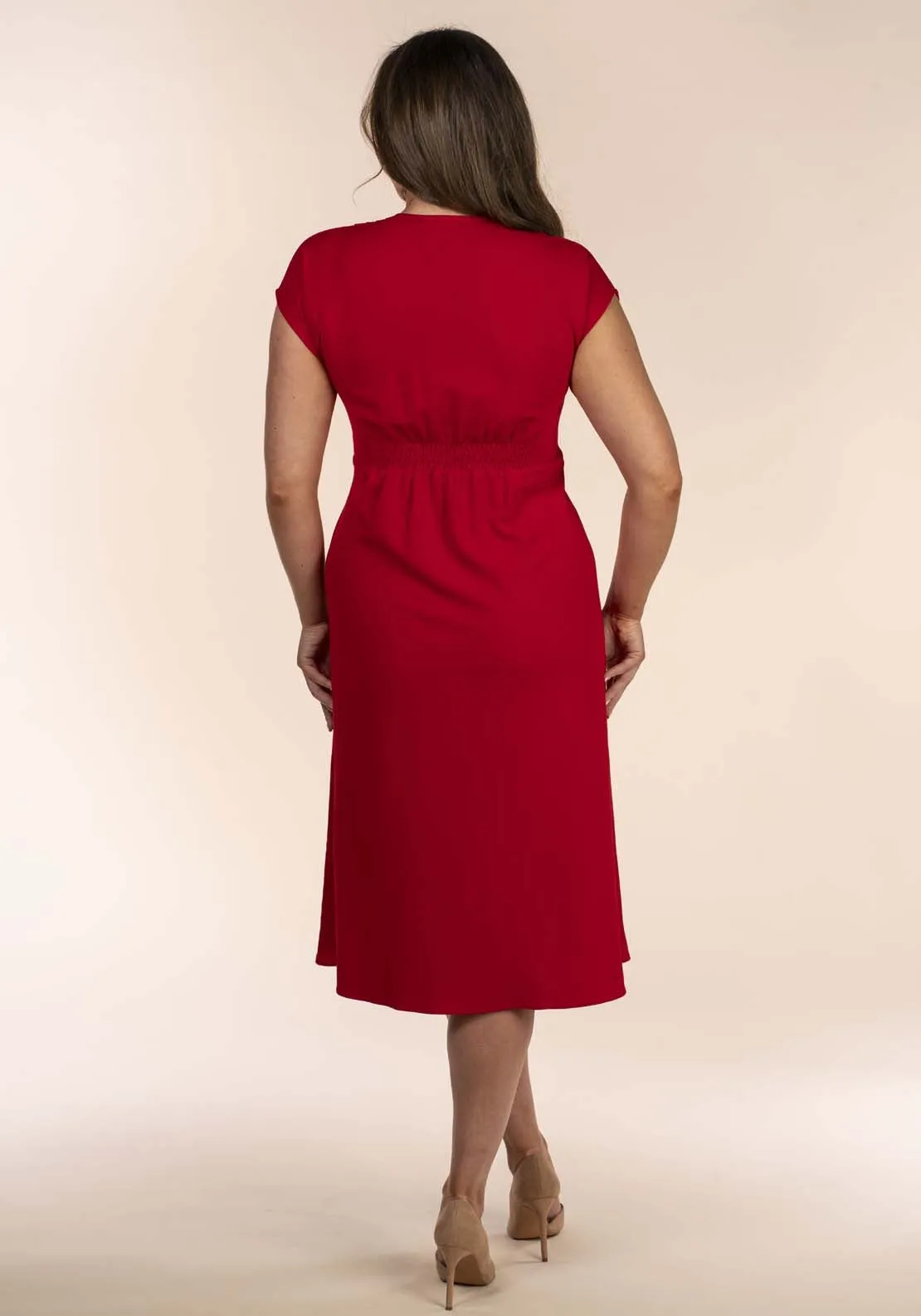 Knot Waist Wrap Dress