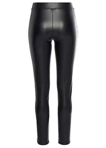 LASCANA Faux Leather Leggings | Kaleidoscope