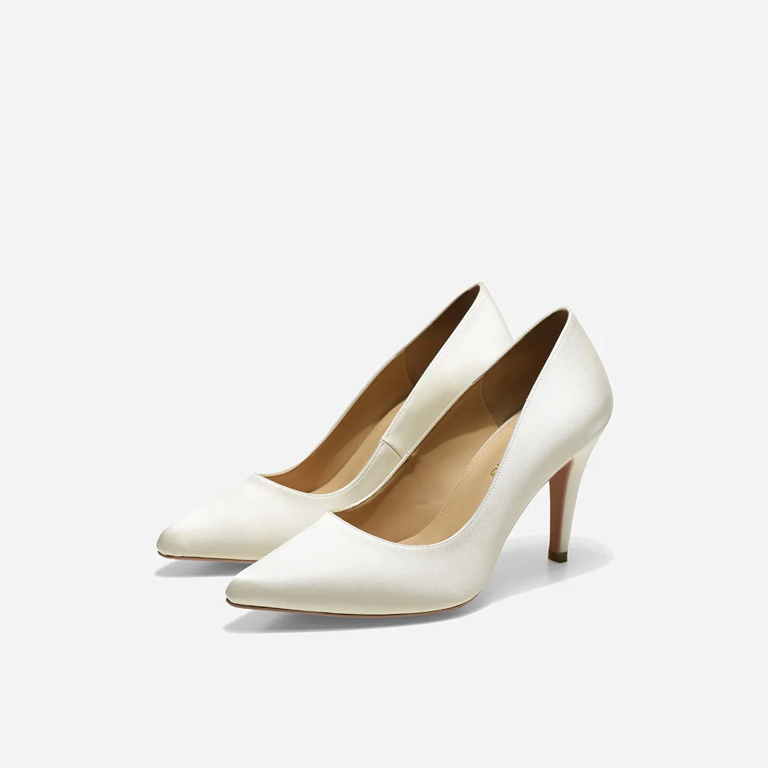 Mariko Satin Pumps