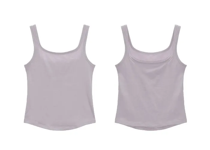 Matin Kim  |Cotton Logo Cropped Tops Tanks & Camisoles