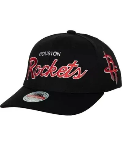 Mitchell & Ness Men's NBA Houston Rockets MVP Team Script 2.0 Stretch-Snapback Hat