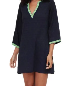 MODAPOSA Giovanna Jacquard Bell Sleeve Cover Up Dress