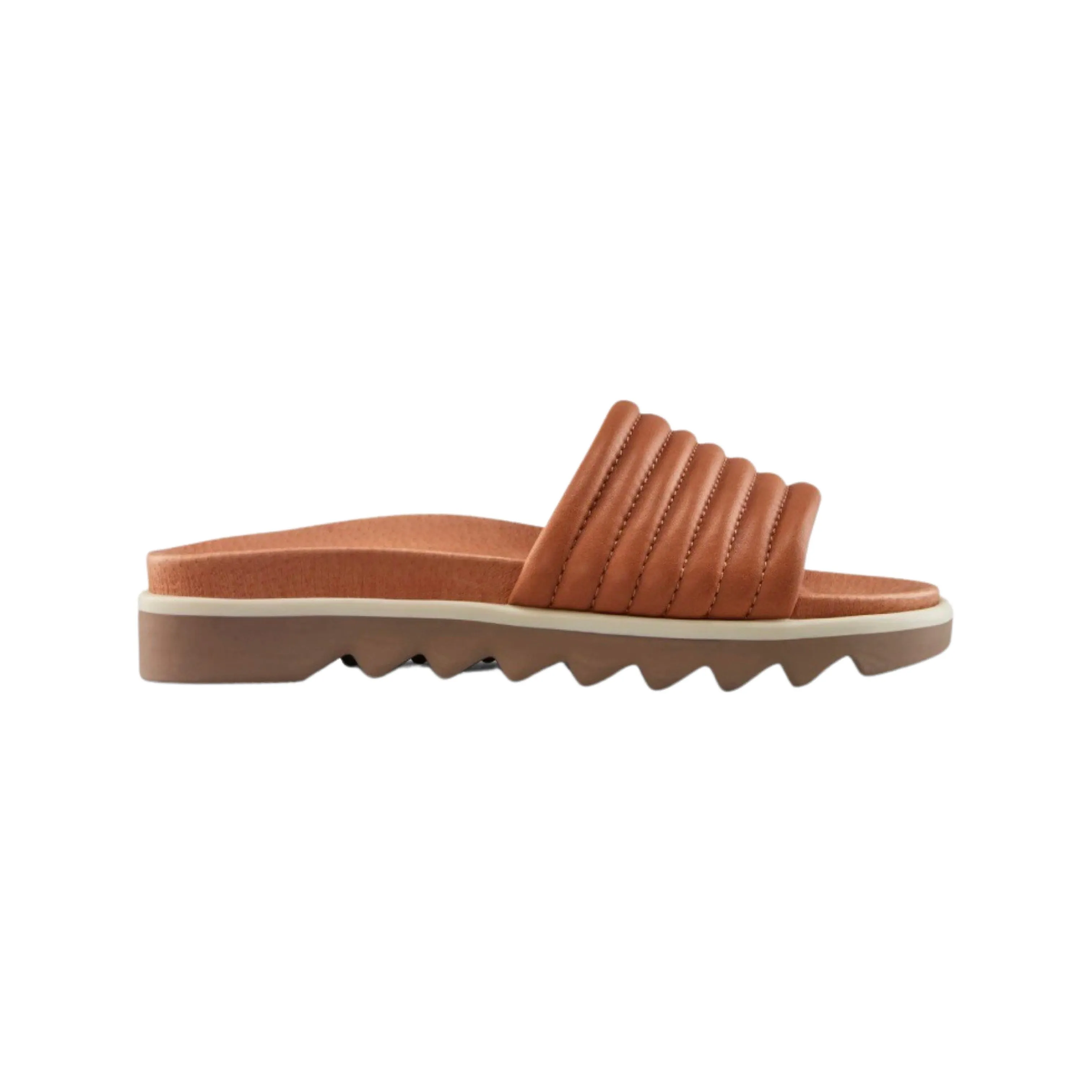 Naomi Cognac Slide