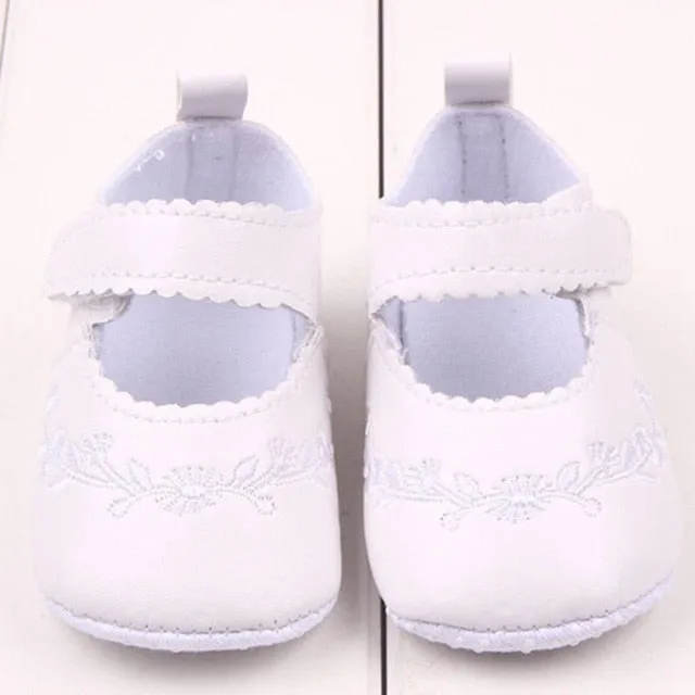 Newborn Baby Girl Shoes Prewalker First Walkers Lovely Sneakers Infant Kids Girls Princess Shoes