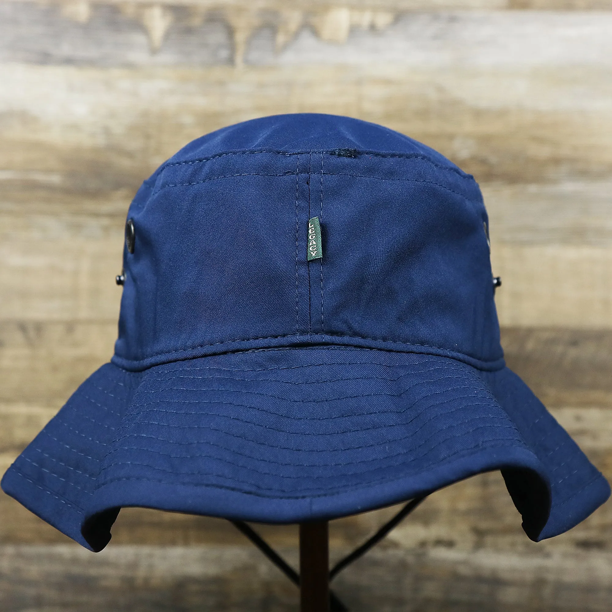 Ocean City Wordmark Parallel Oars New Jersey Bucket Hat | Navy Blue Bucket Hat