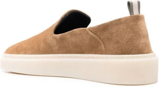 Officine Creative Muskrat 107 slip-on suede sneakers Neutrals