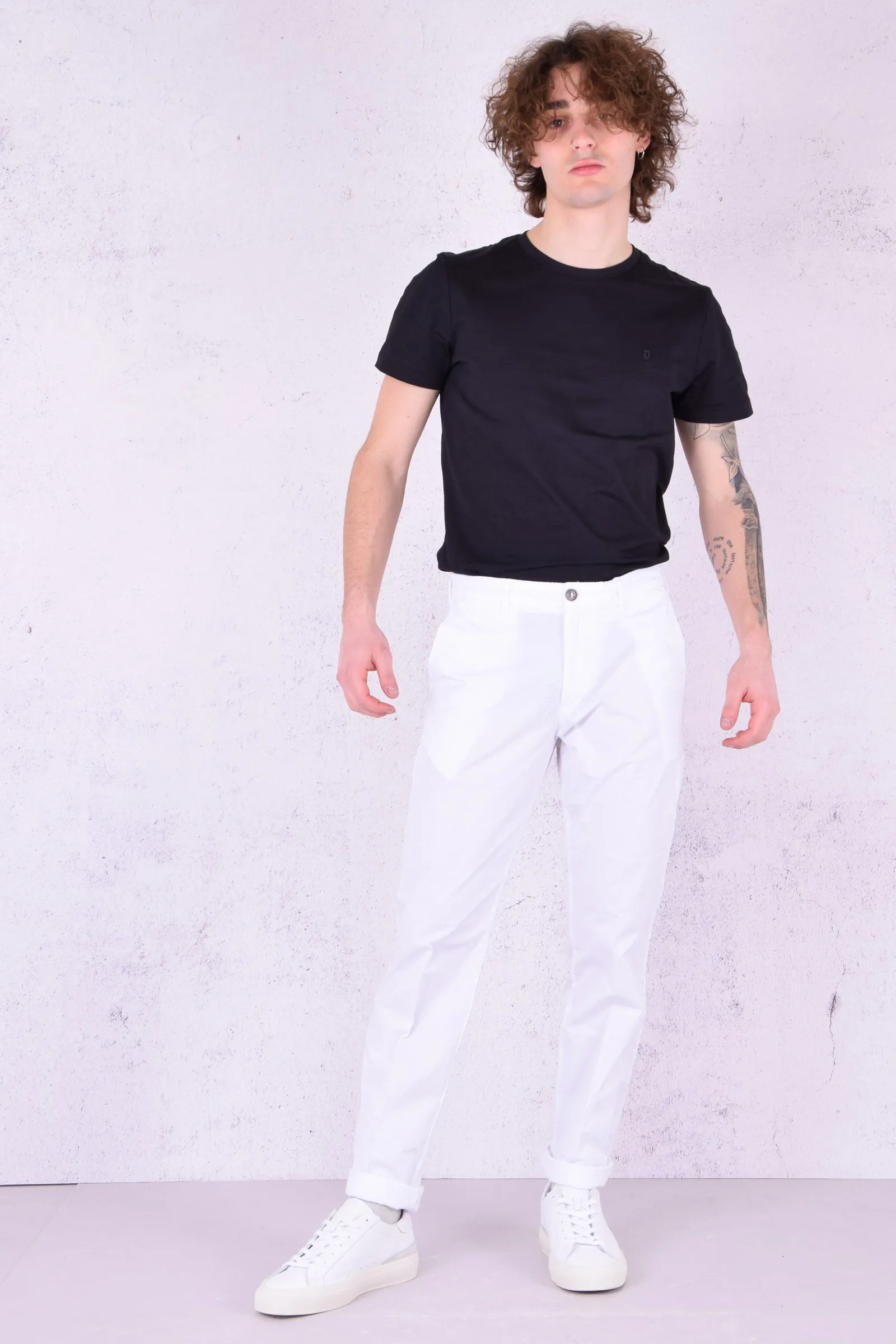 Pantalone Chino Slim Bianco