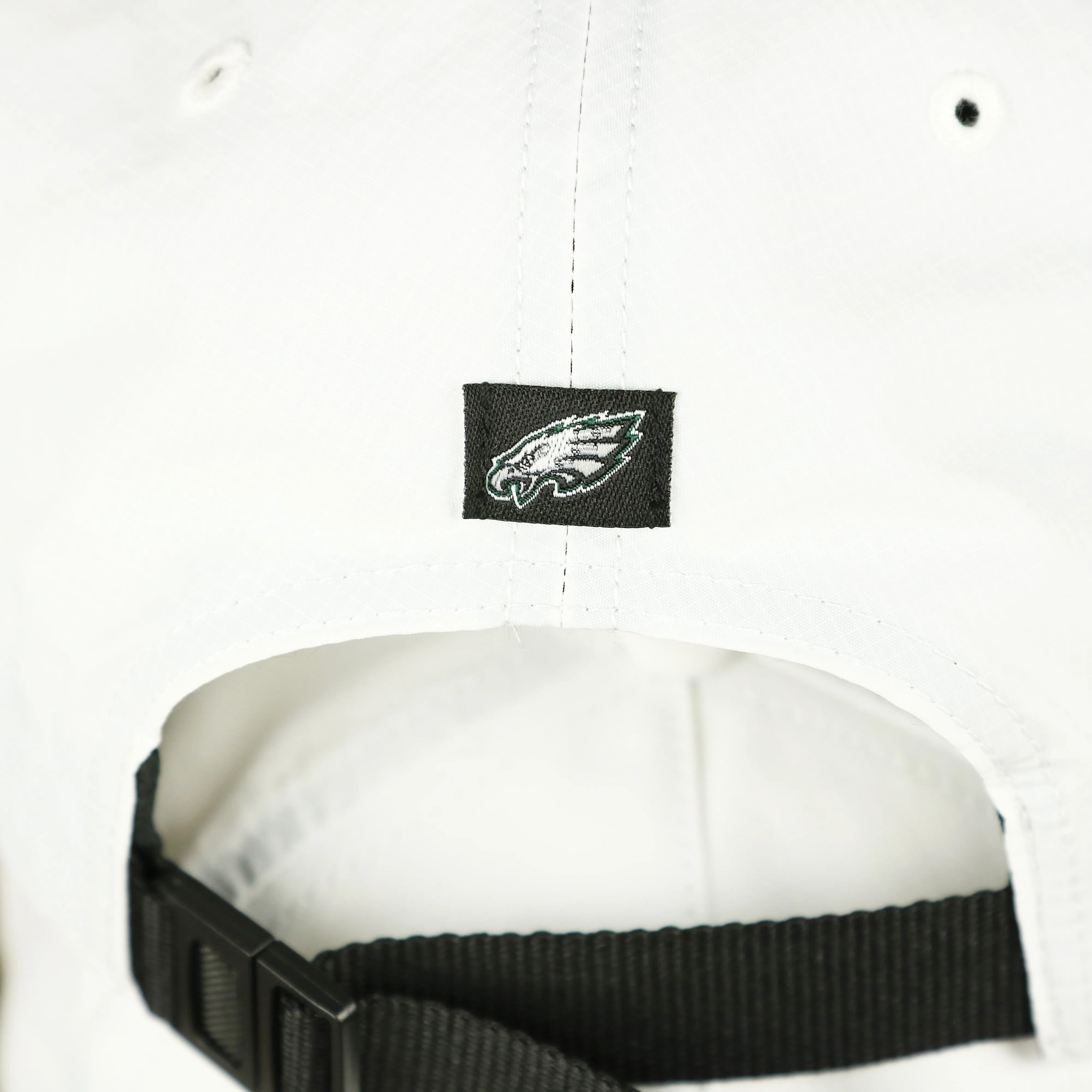 Philadelphia Eagles Stars and Stripes Wordmark Gray Bottom Dad Hat | White Dad Hat