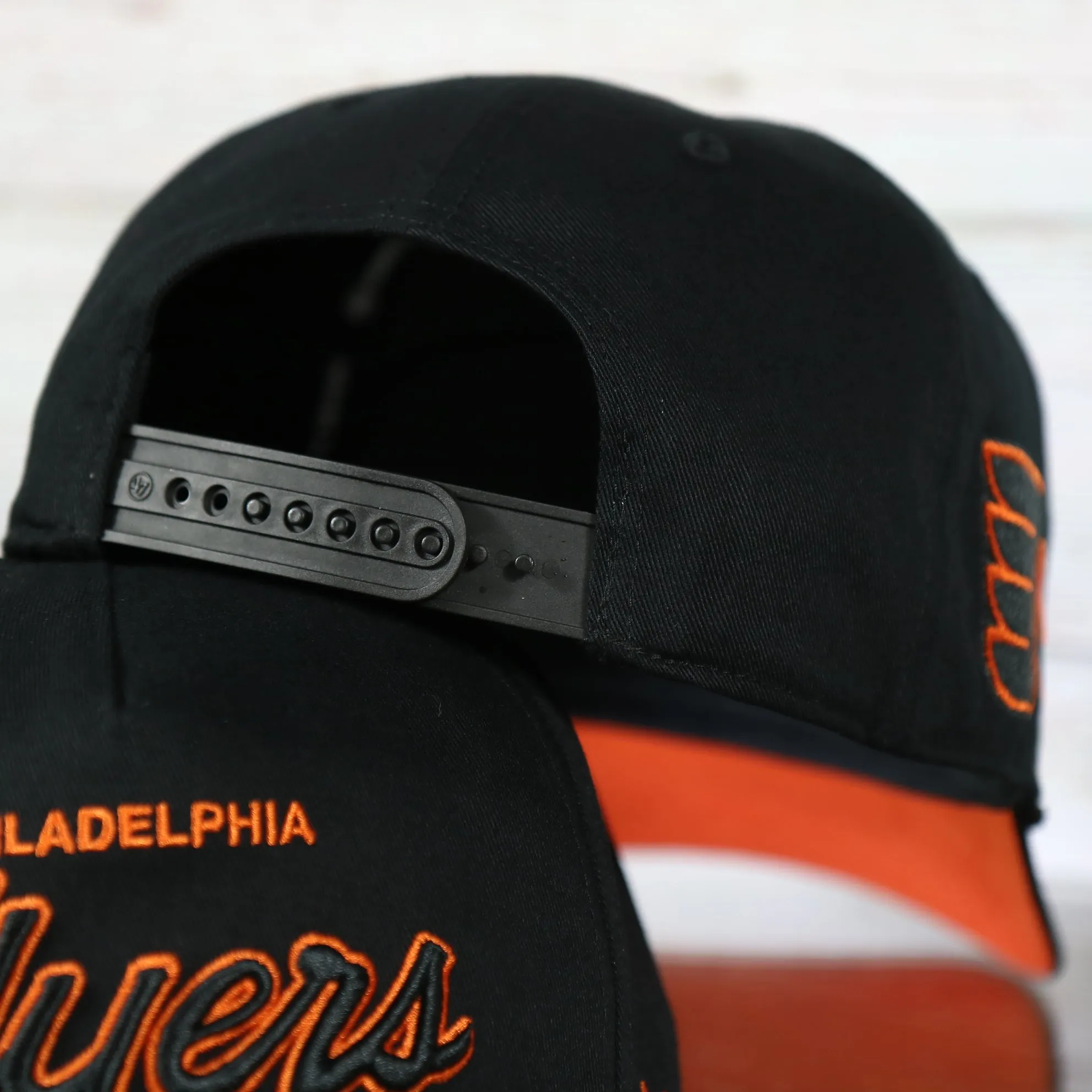 Philadelphia Flyers Black Snapback Dad Hat | Black Adjustable Baseball Cap