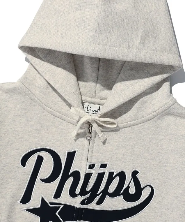 Phyps Department  |Long Sleeves Logo Cropped Tops Hoodies & Sweatshirts