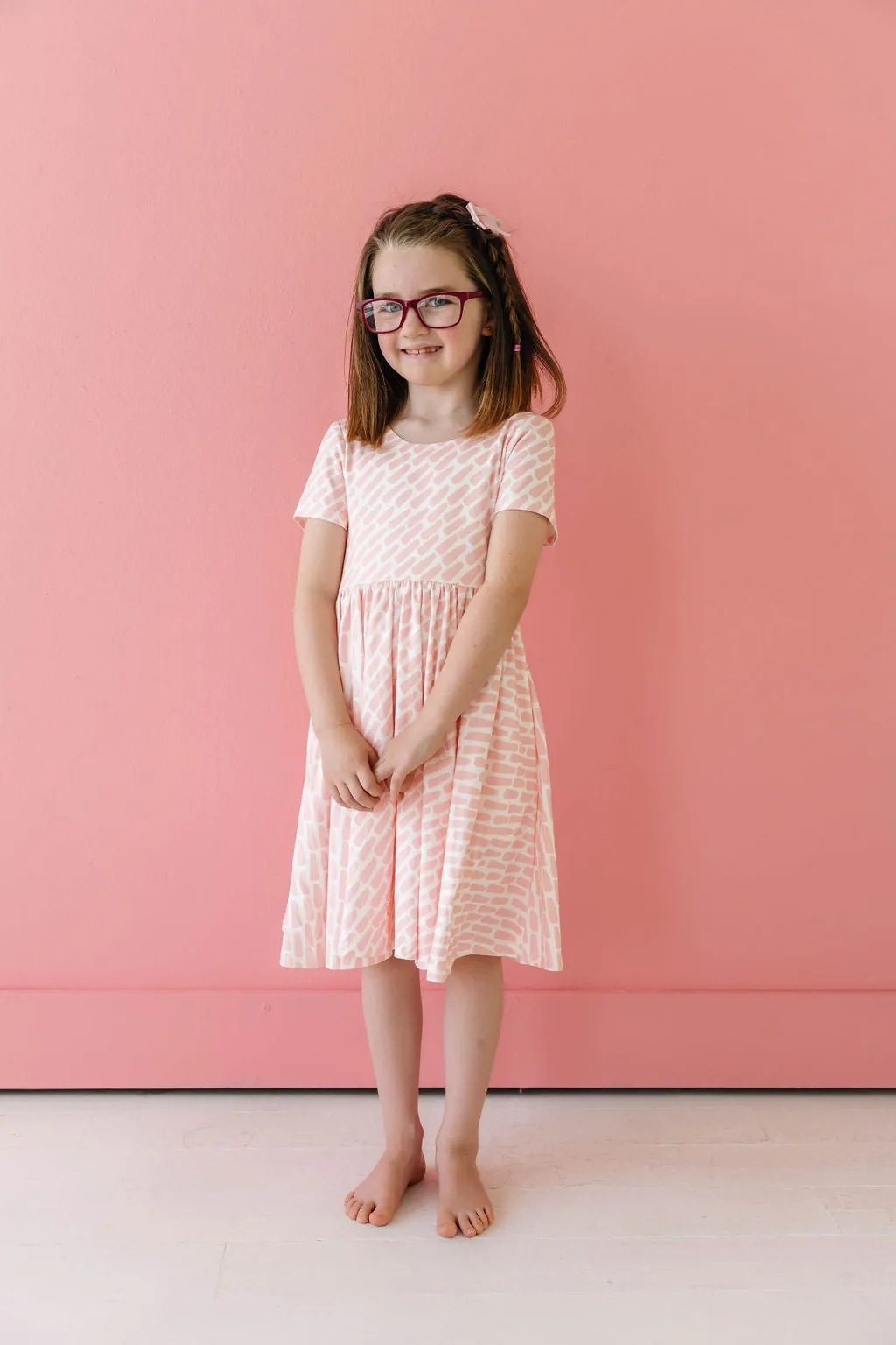 Pink Dash Classic Twirl Dress