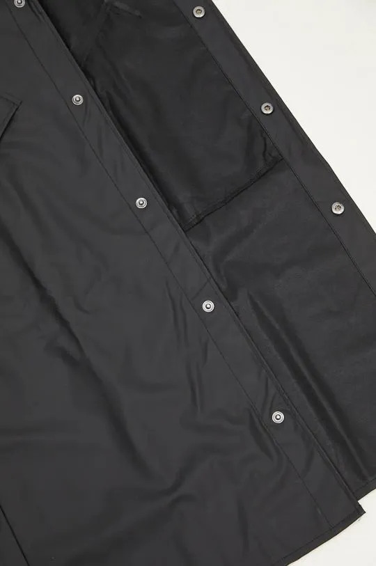 Rains jacket 18360 Longer Jacket black color