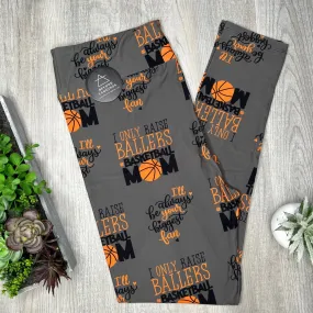 Raising Ballers Basketball Mom Leggings