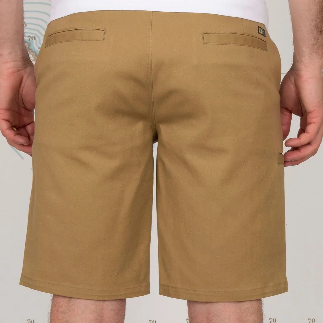 SALTY CREW DECKHAND CHINO WALKSHORT- WORKWEAR BROWN