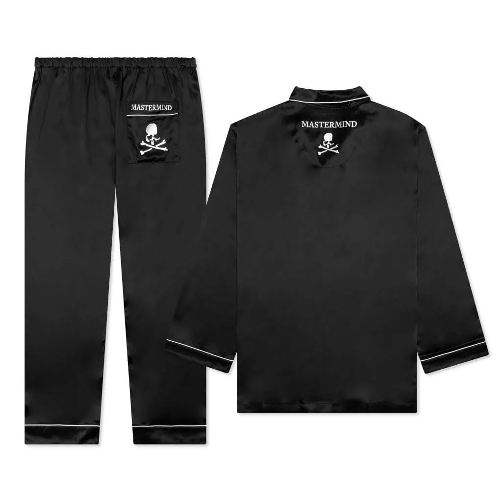 Silk Pajamas - Black