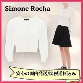 Simone Rocha  |Cropped Cropped Tops Cardigans