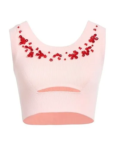 Simone Rocha  |Nylon U-Neck Plain Cropped Tops Tanks & Camisoles