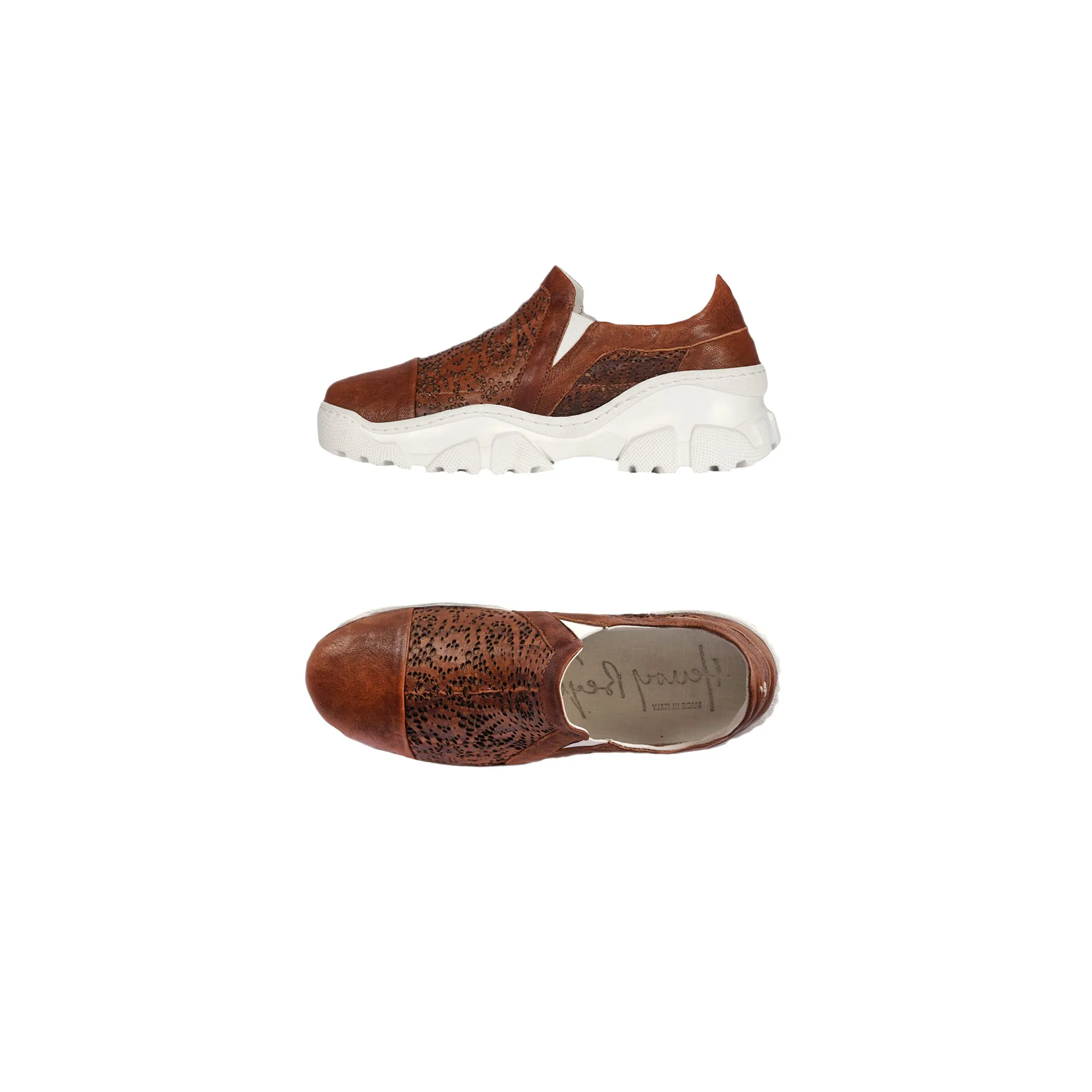 Slip On Pizzo Brandy