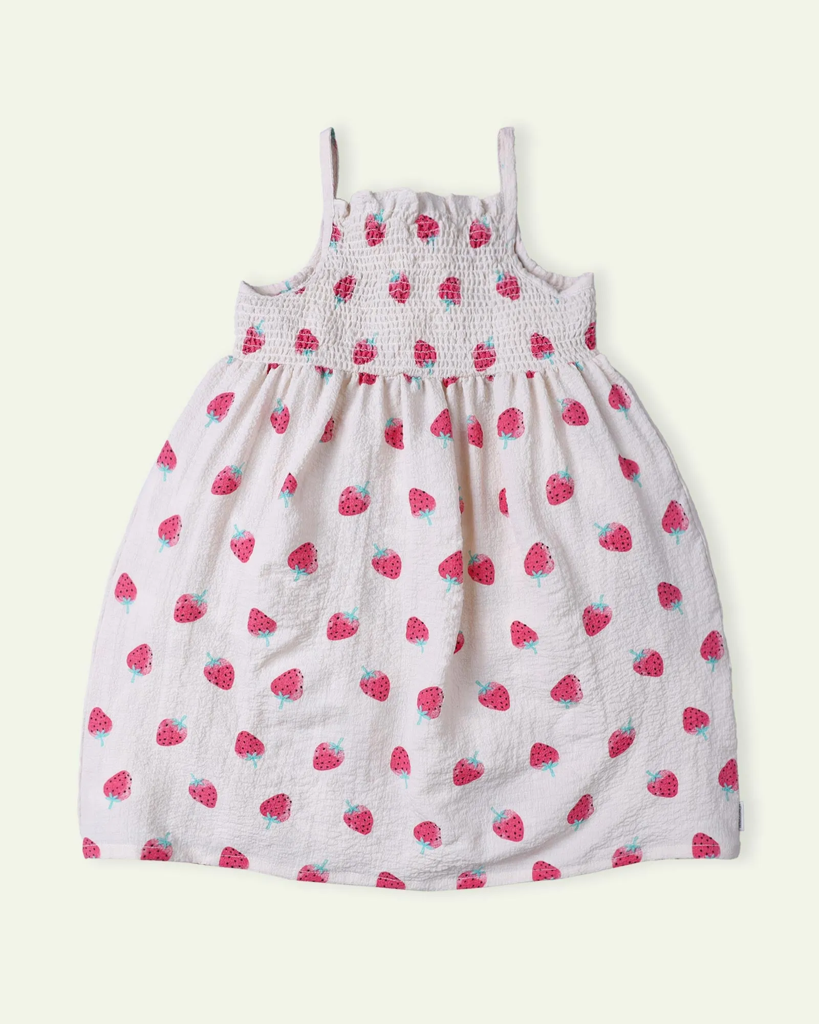 Smocked Strawberry Dress