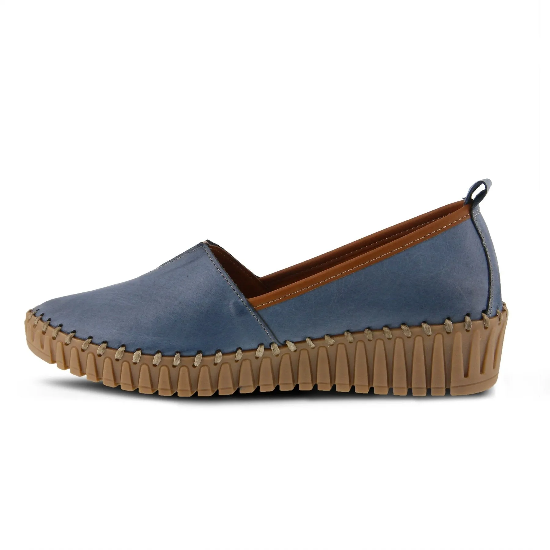 Spring Step Women's TISPEA SLIP ON LOAFER Blue