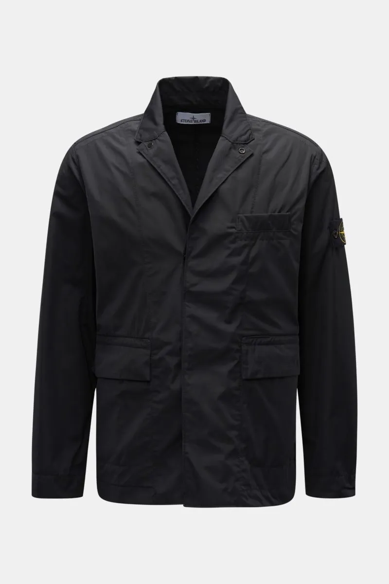 STONE ISLAND jacket 'Micro Twill' black