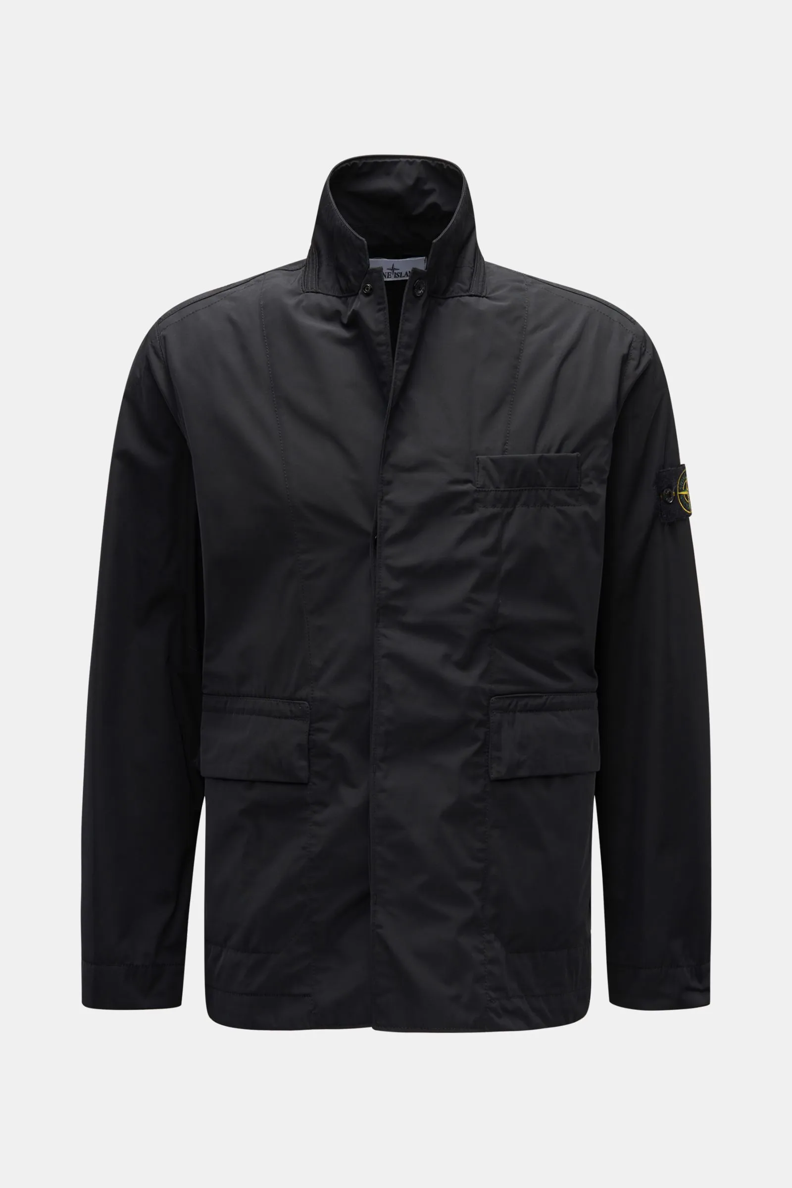 STONE ISLAND jacket 'Micro Twill' black