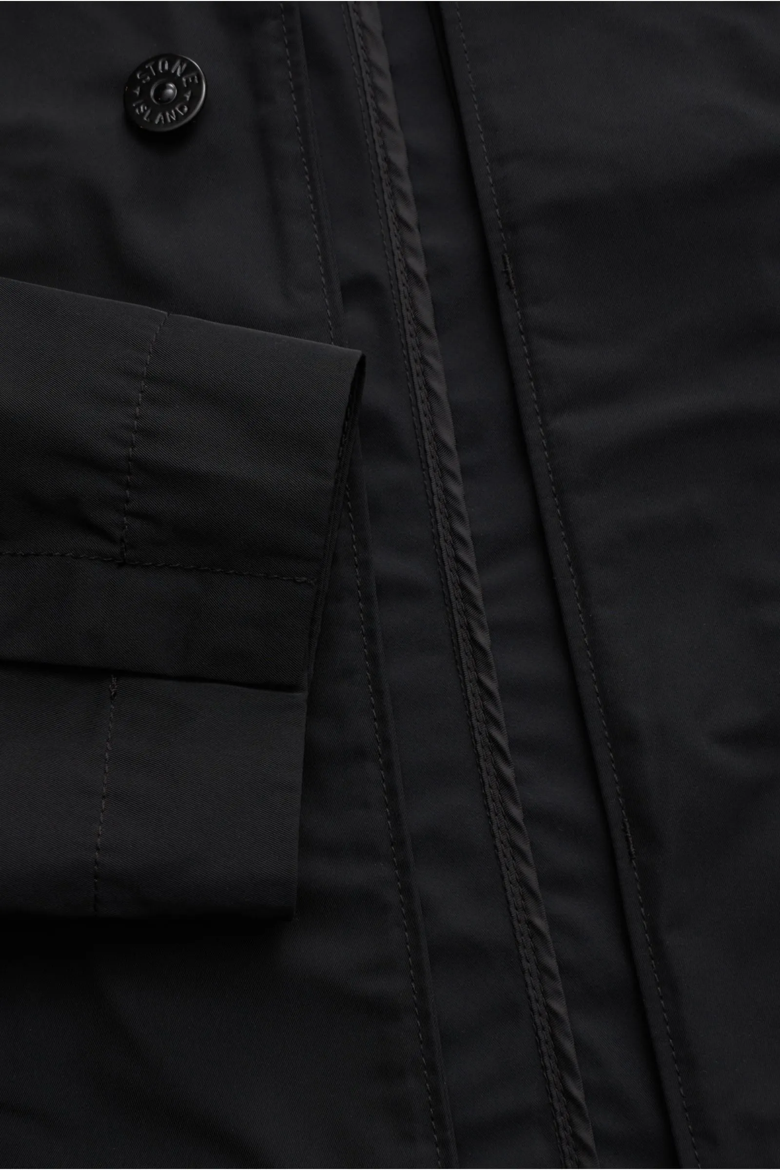 STONE ISLAND jacket 'Micro Twill' black