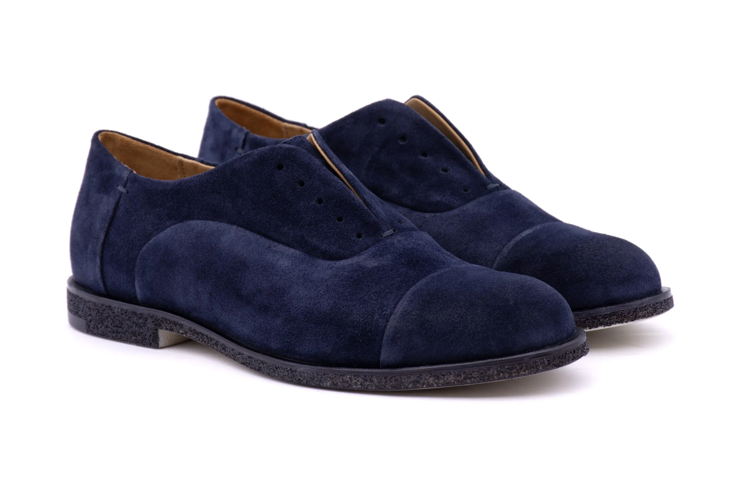 Suede Slip-on Oxford