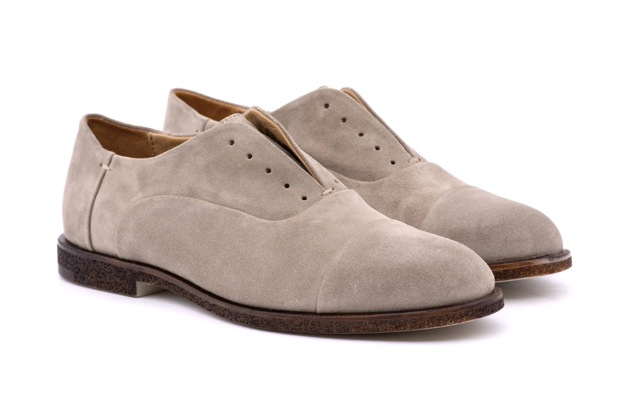 Suede Slip-on Oxford