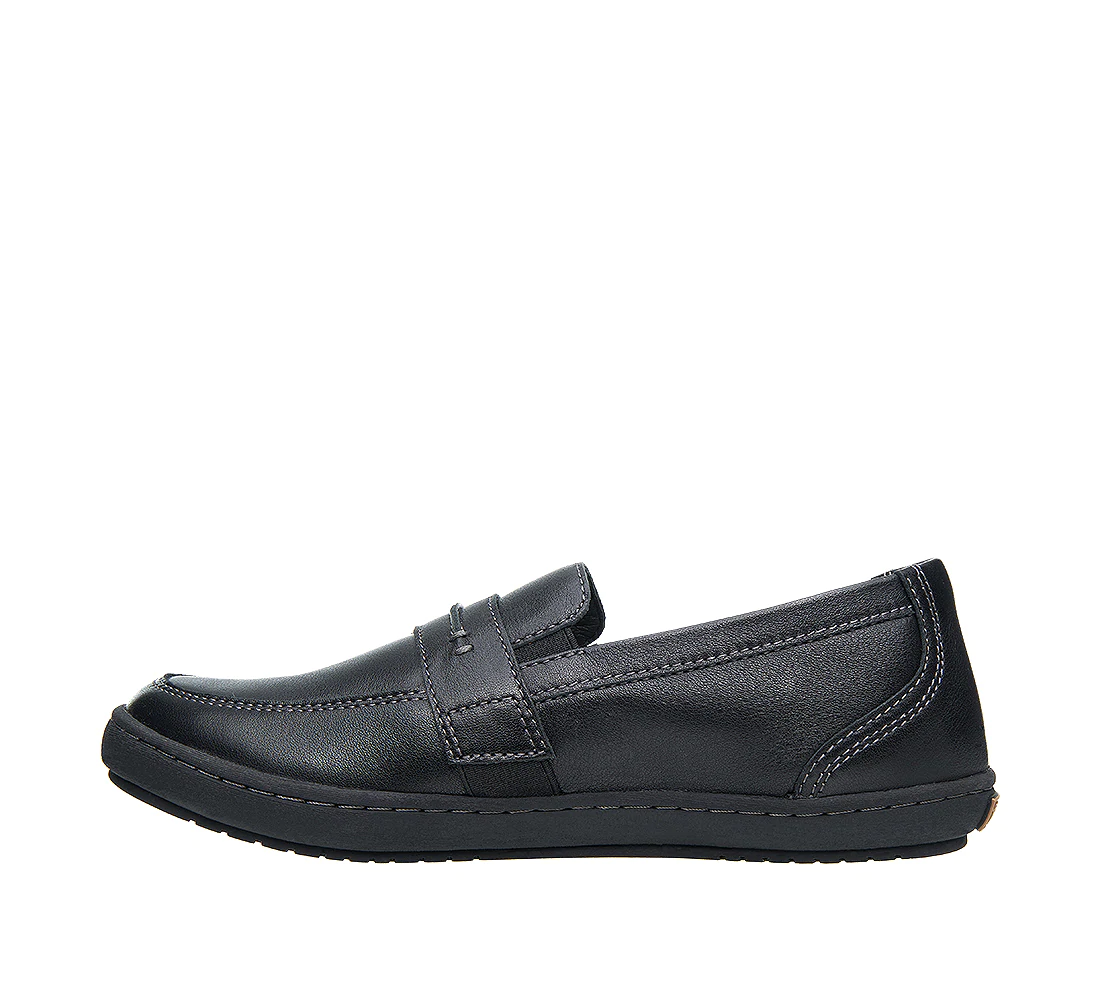 Taos Womens Upward Slip On Loafer- Black Black