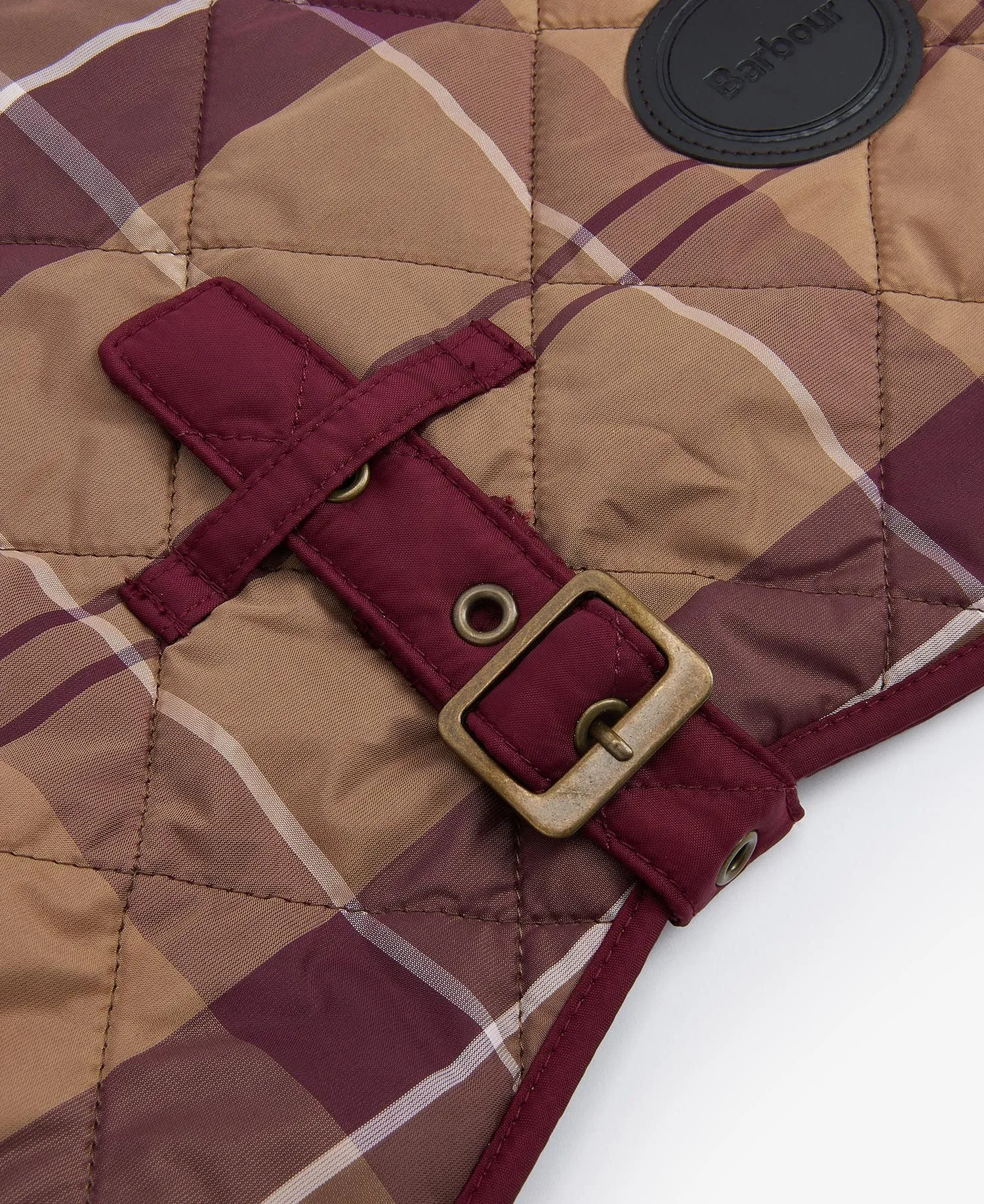  Tartan Quilted Dog Coat     