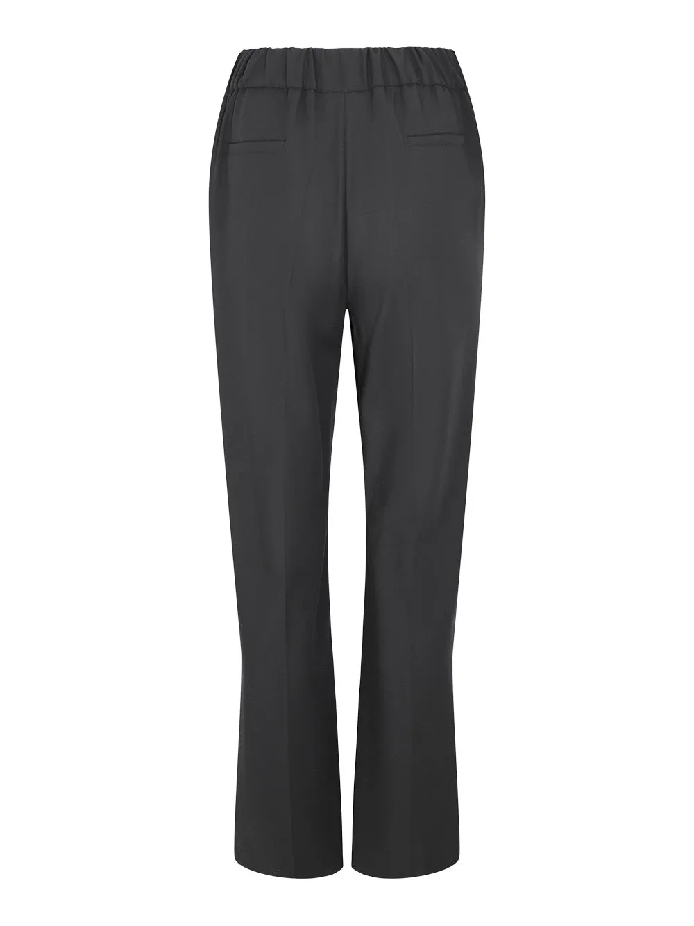 THEO Gaia Wideleg Pant in Black