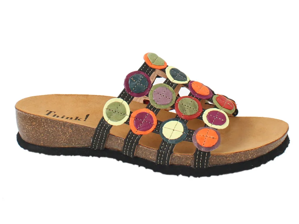 Think! Sandals Julia 247 Black Multi