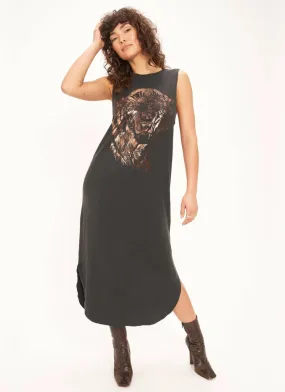 Tiger Face Tank Dress