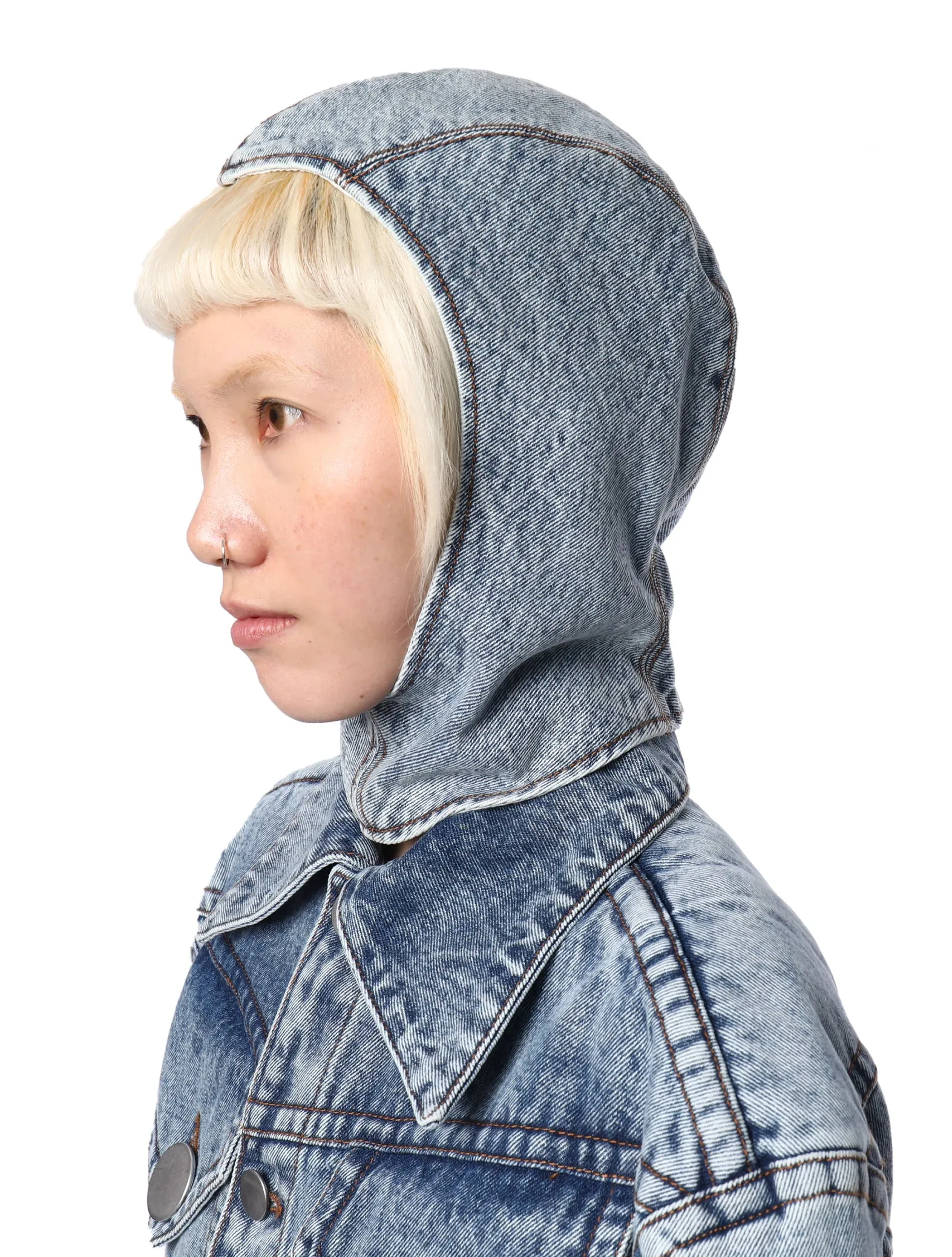 Vaquera Denim Hood