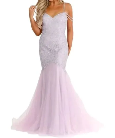 Vienna Prom Mermaid Silhouette Prom Dress