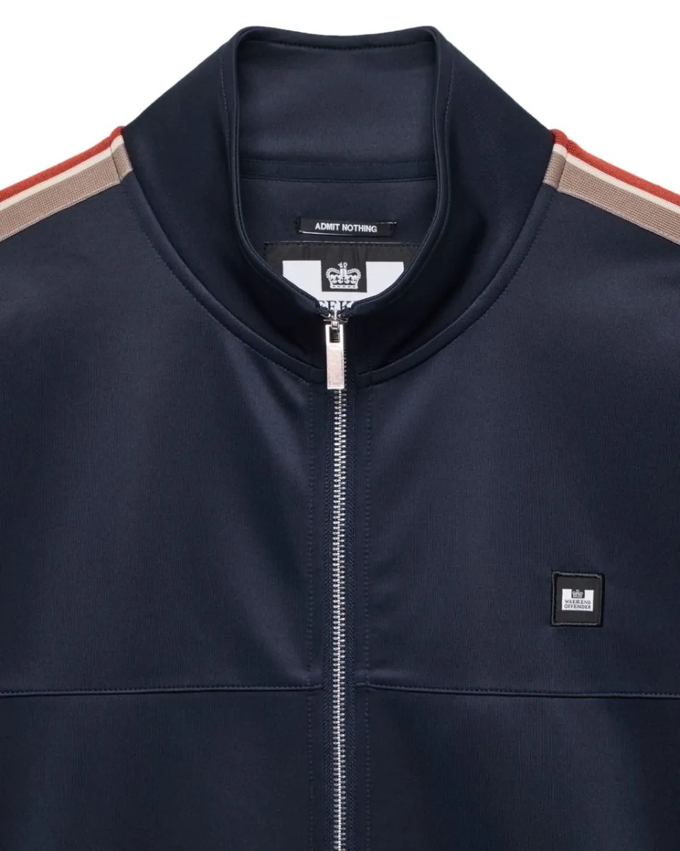 Weekend Offender Sainz Tape Track Jacket Navy