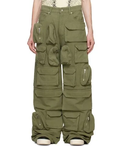 Who Decides War Green Rave Cargo Pants