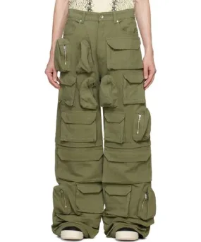 Who Decides War Green Rave Cargo Pants