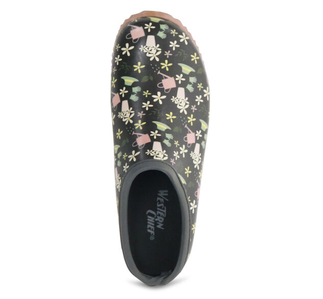 Women's Slip-On Garden Haven Clog in Charcoal