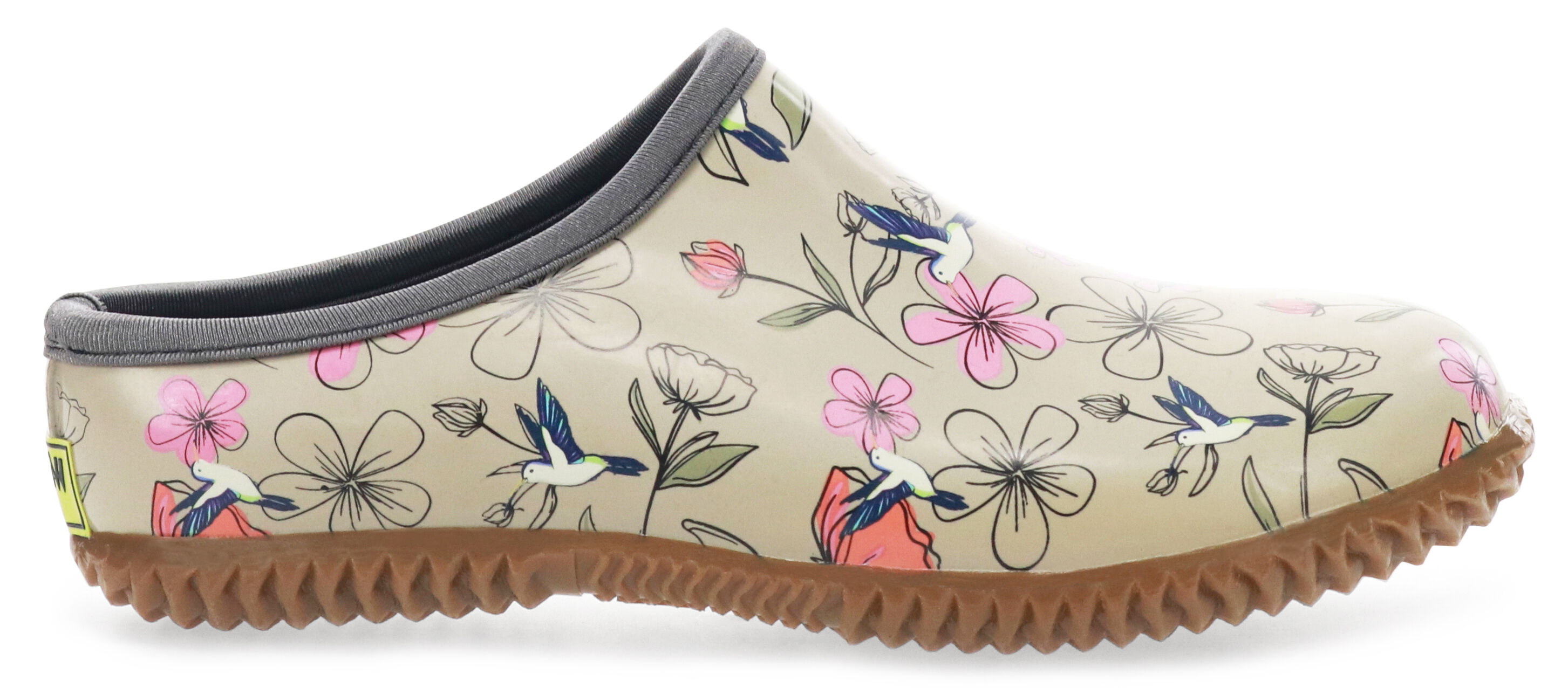 Women's Slip-On Hummingbird Clog in Taupe