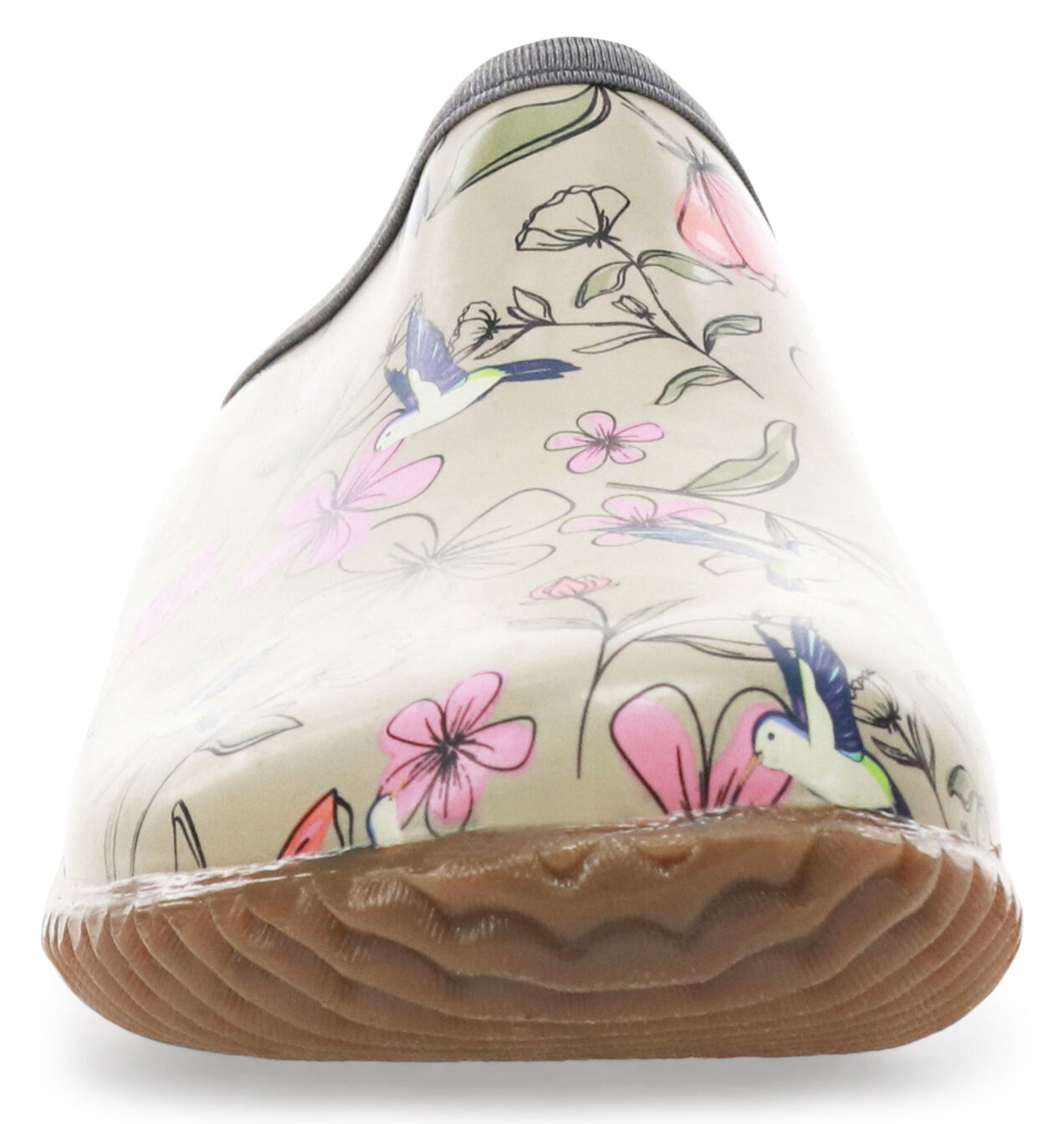 Women's Slip-On Hummingbird Clog in Taupe