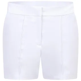 Womens Costa Golf Shorts 4 Inch White - SS24