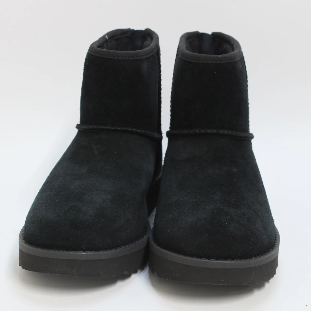 Womens UGG W Classic Mini Logo Zip Black