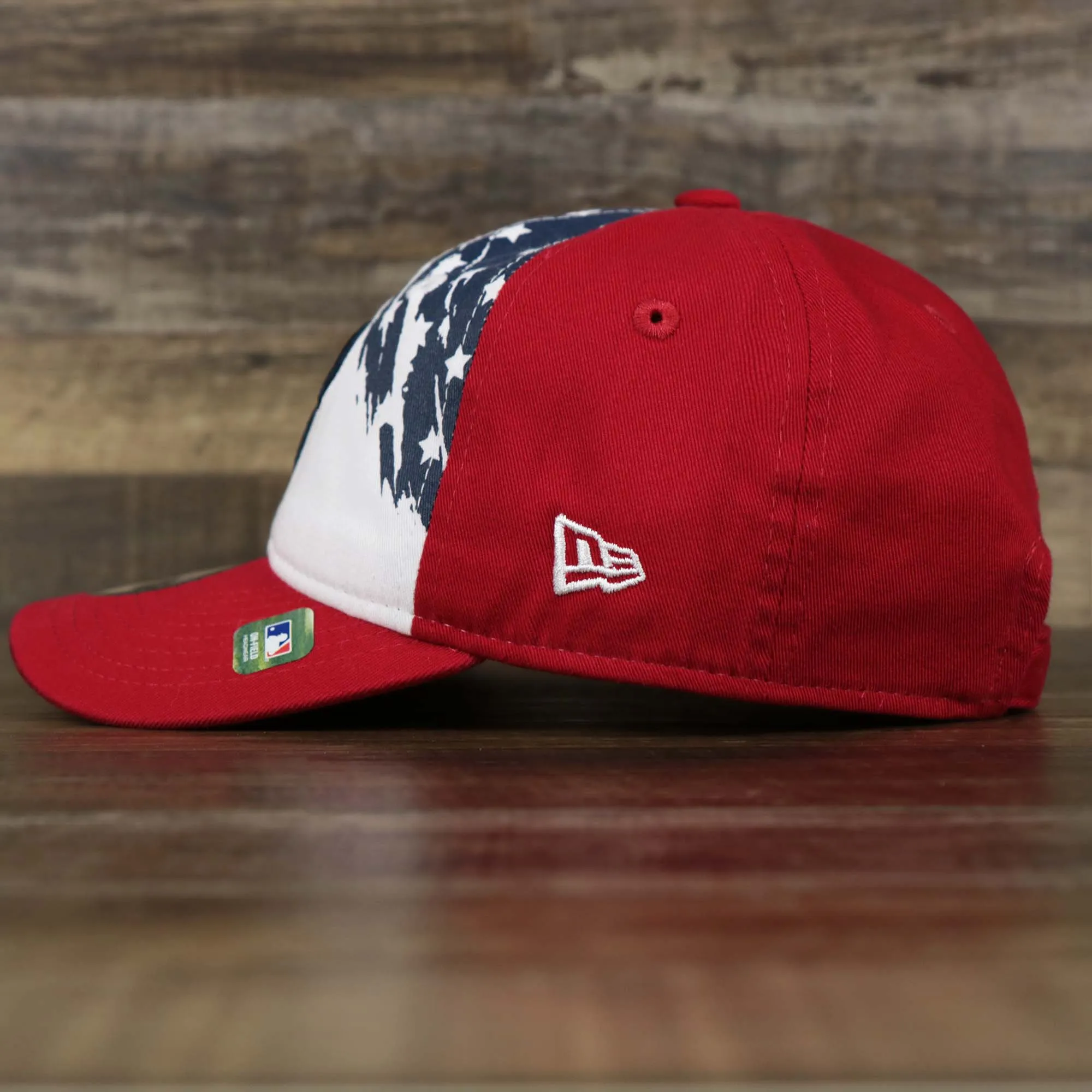 Youth Philadelphia Phillies 2022 4th of July Stars And Stripes 9Twenty Dad Hat | Red 9Twenty